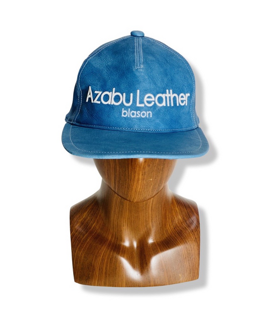 Aizome Leather Cap  ［藍染レザーキャップ］